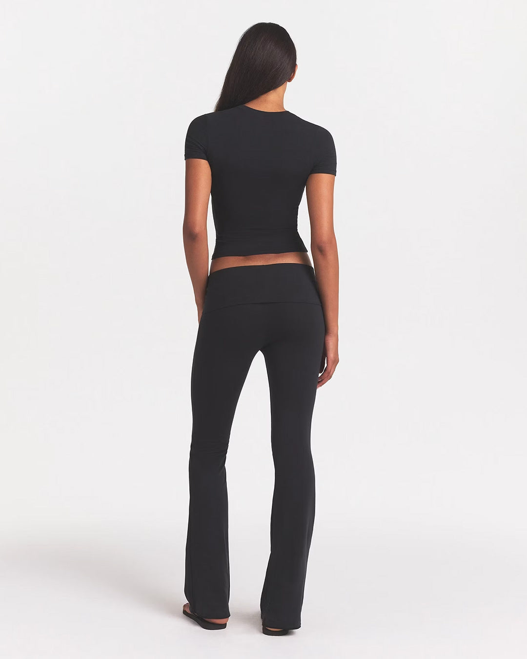 SKIMS Cotton Jersey Foldover Pant