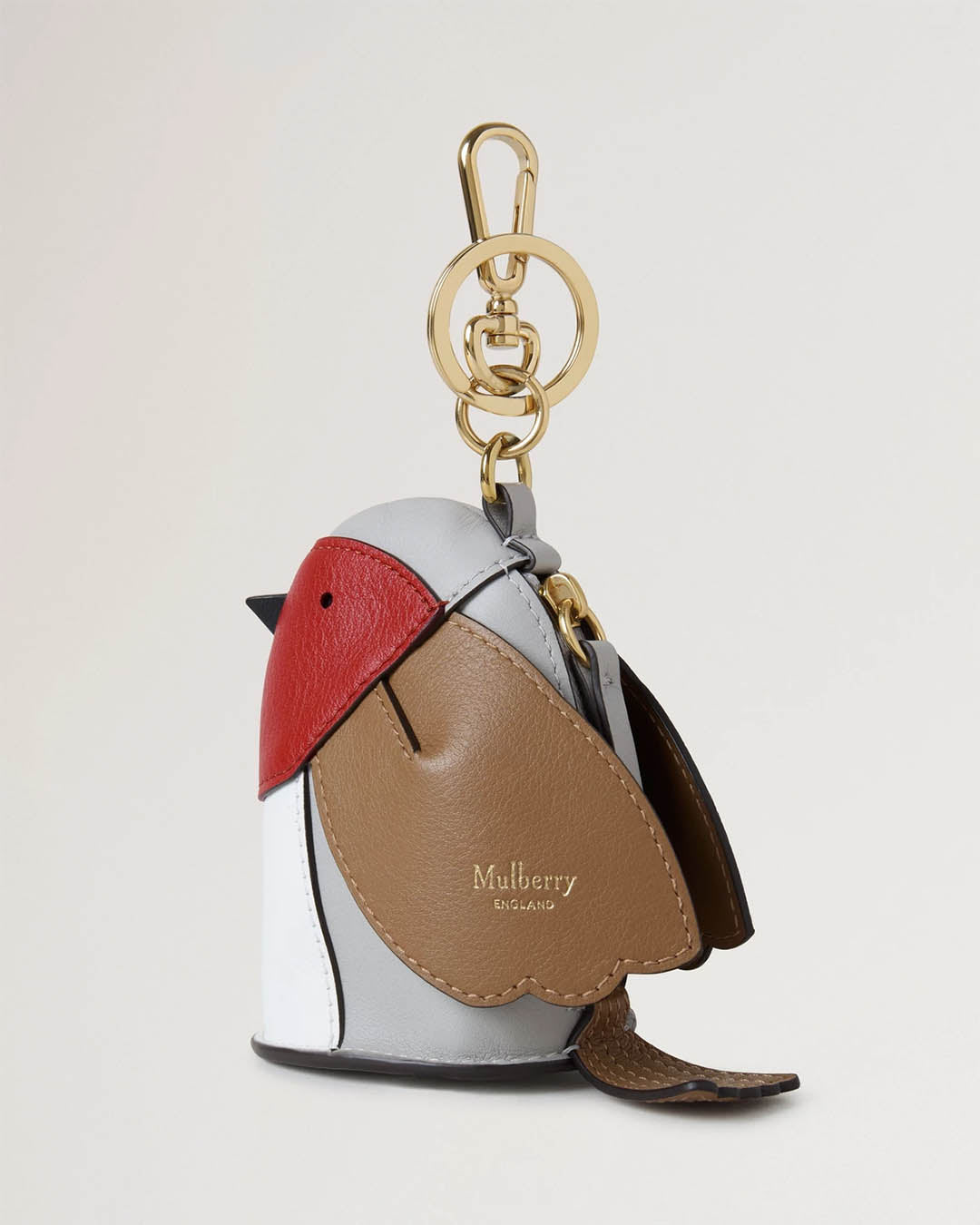Mulberry Robin Zipped Case Keyring