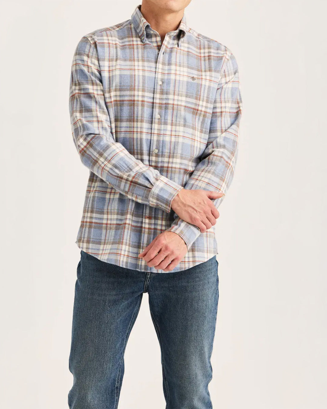 Morris Happy Flannel Check Classic Fit