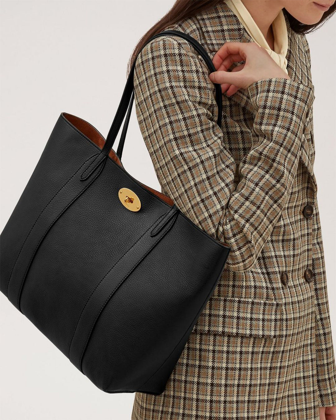 Mulberry Bayswater Tote Small Classic Grain