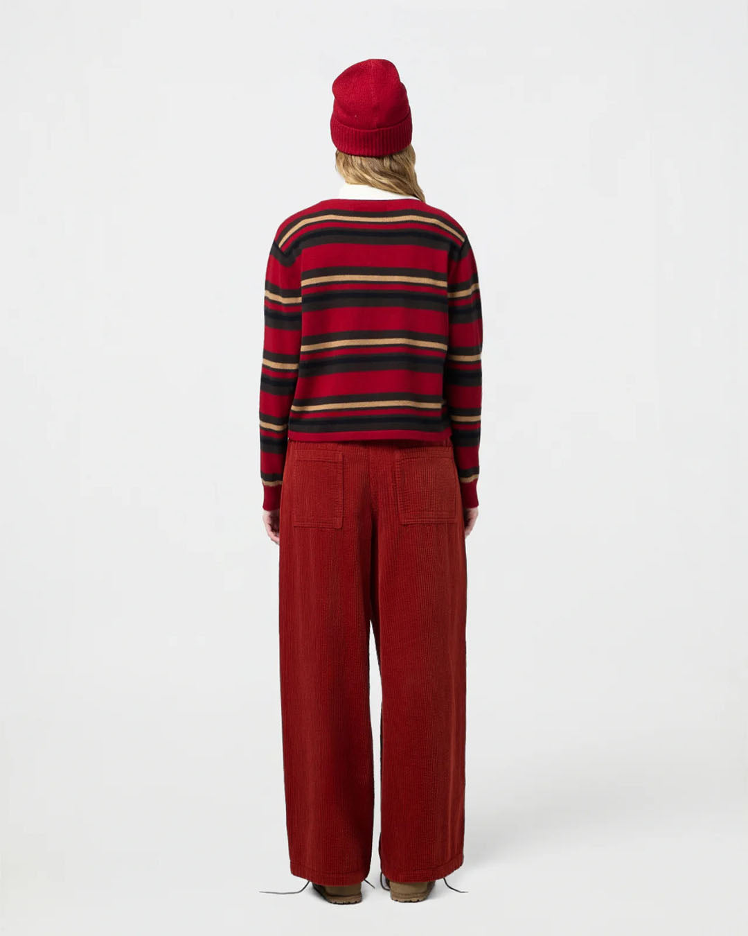Guest In Residence Cropped Stripe Rugby