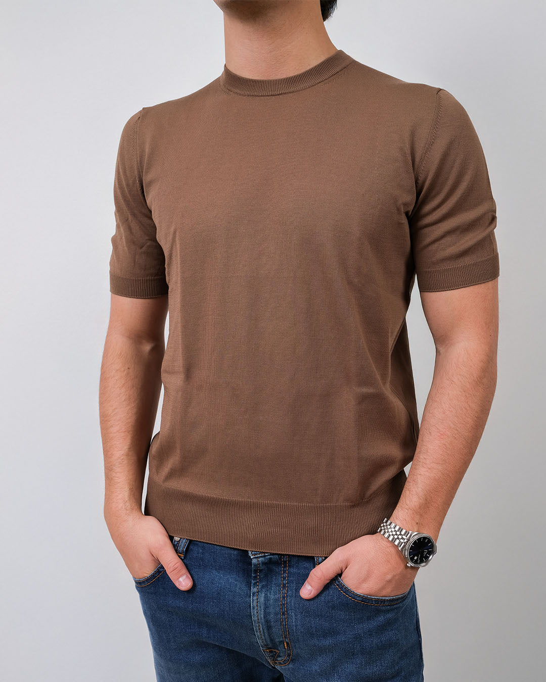 Gran Sasso Crew Neck Short Sleeve