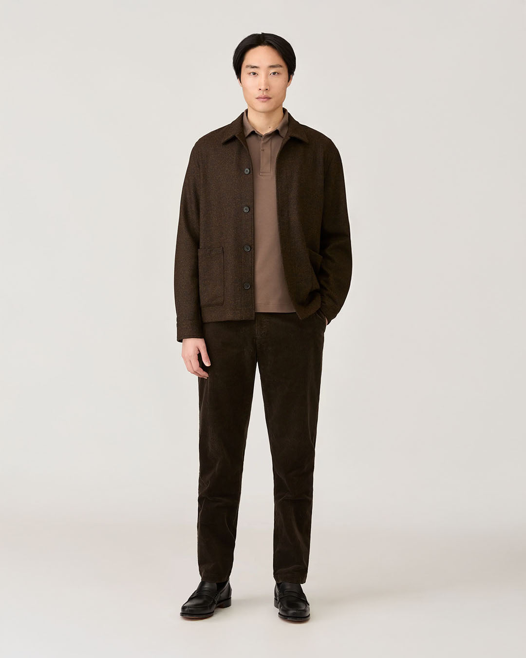 Sunspel Heavy Weight LS Rugby Shirt