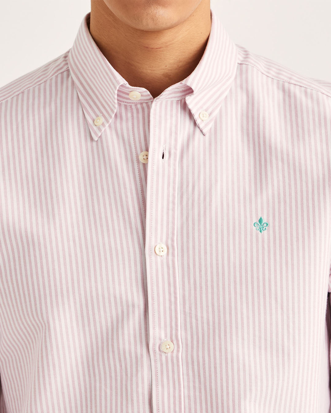Morris Douglas Oxford Stripe Shirt