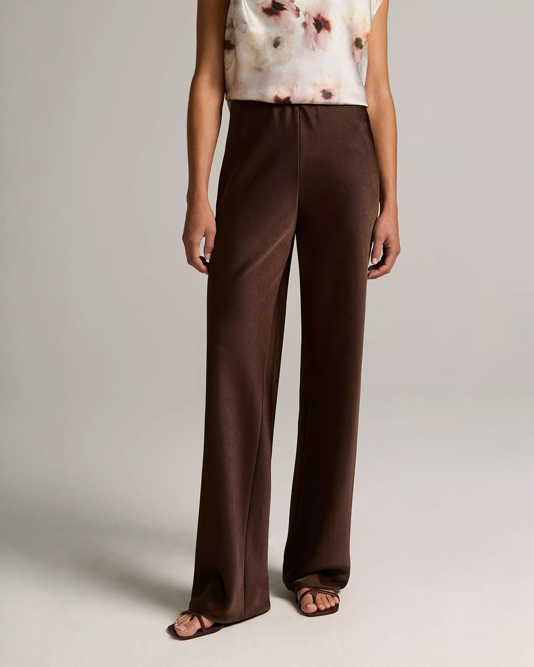 Vince Colette High Waist Fluid Satin Bias Pant