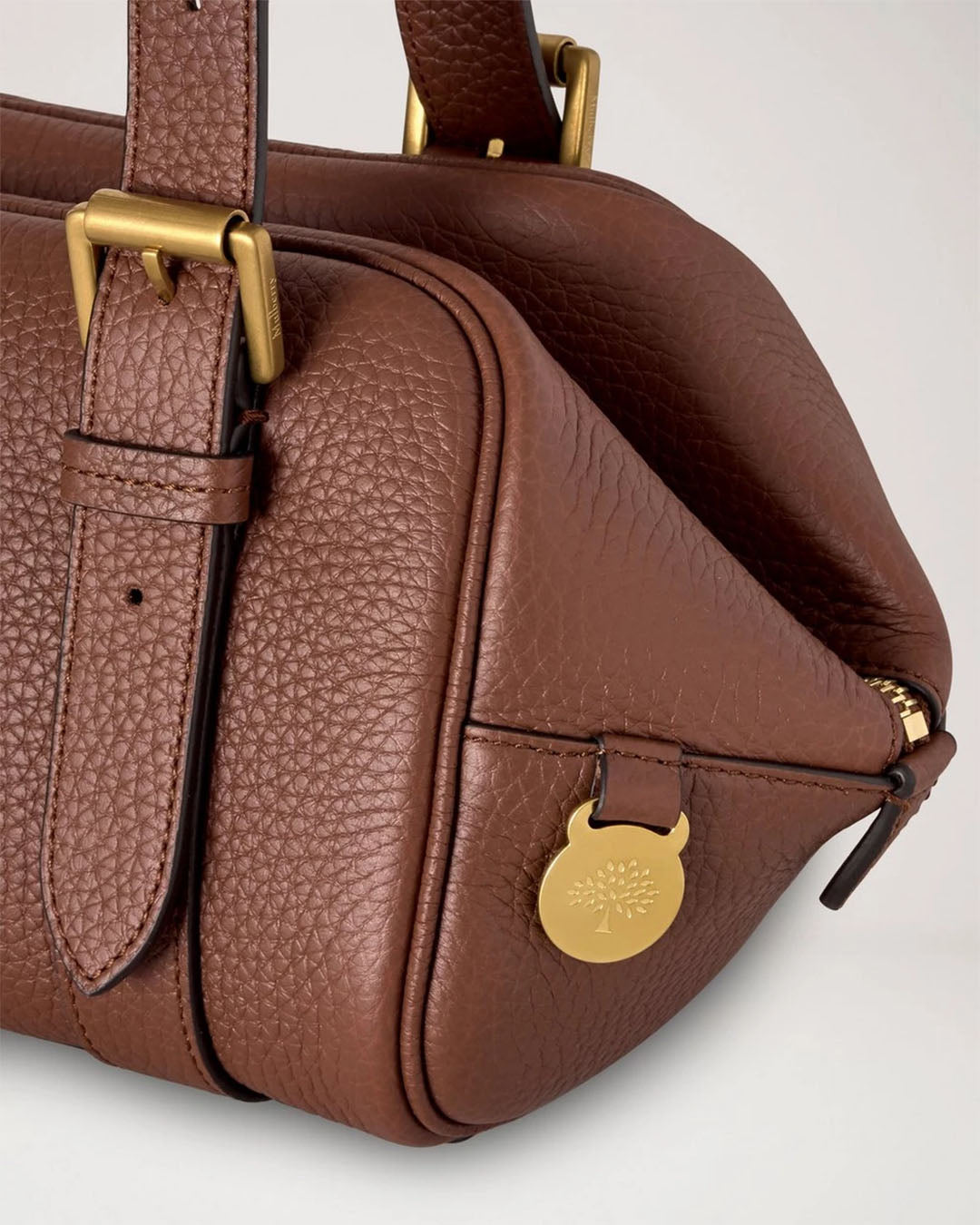 Mulberry Small Boston Heavy Grain