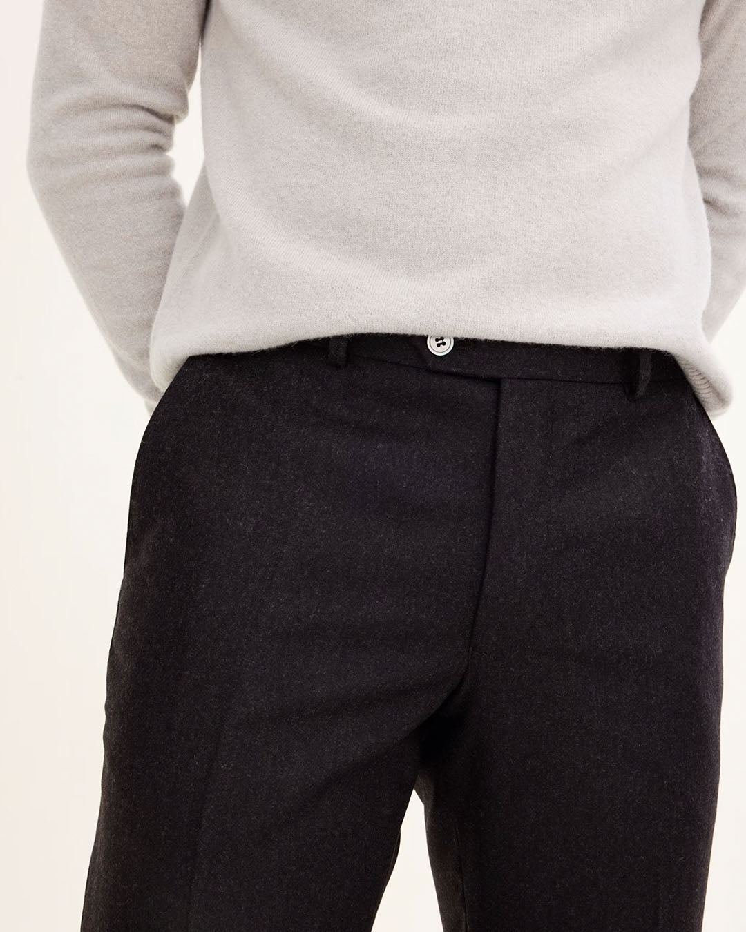 Oscar Jacobson Denz Turn Up Trousers
