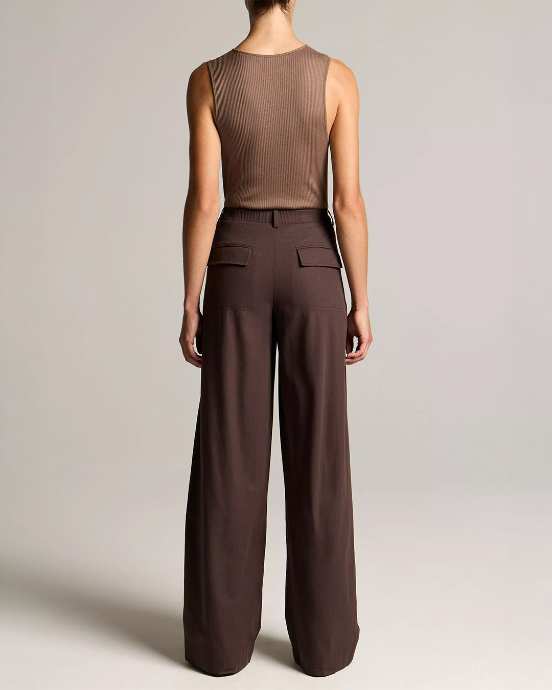 Vince Mid Rise Paneled Pant