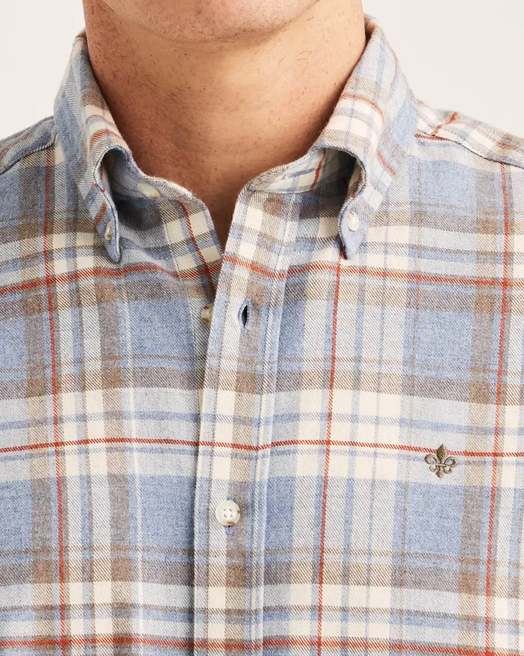 Morris Happy Flannel Check Classic Fit
