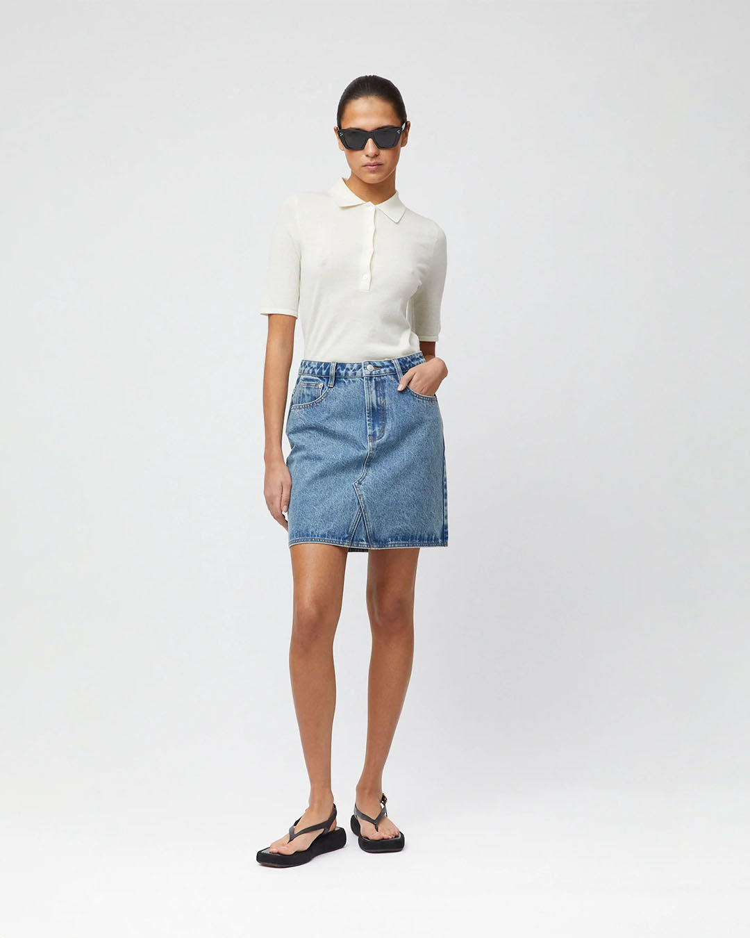 FWSS Celeste Pique Tee