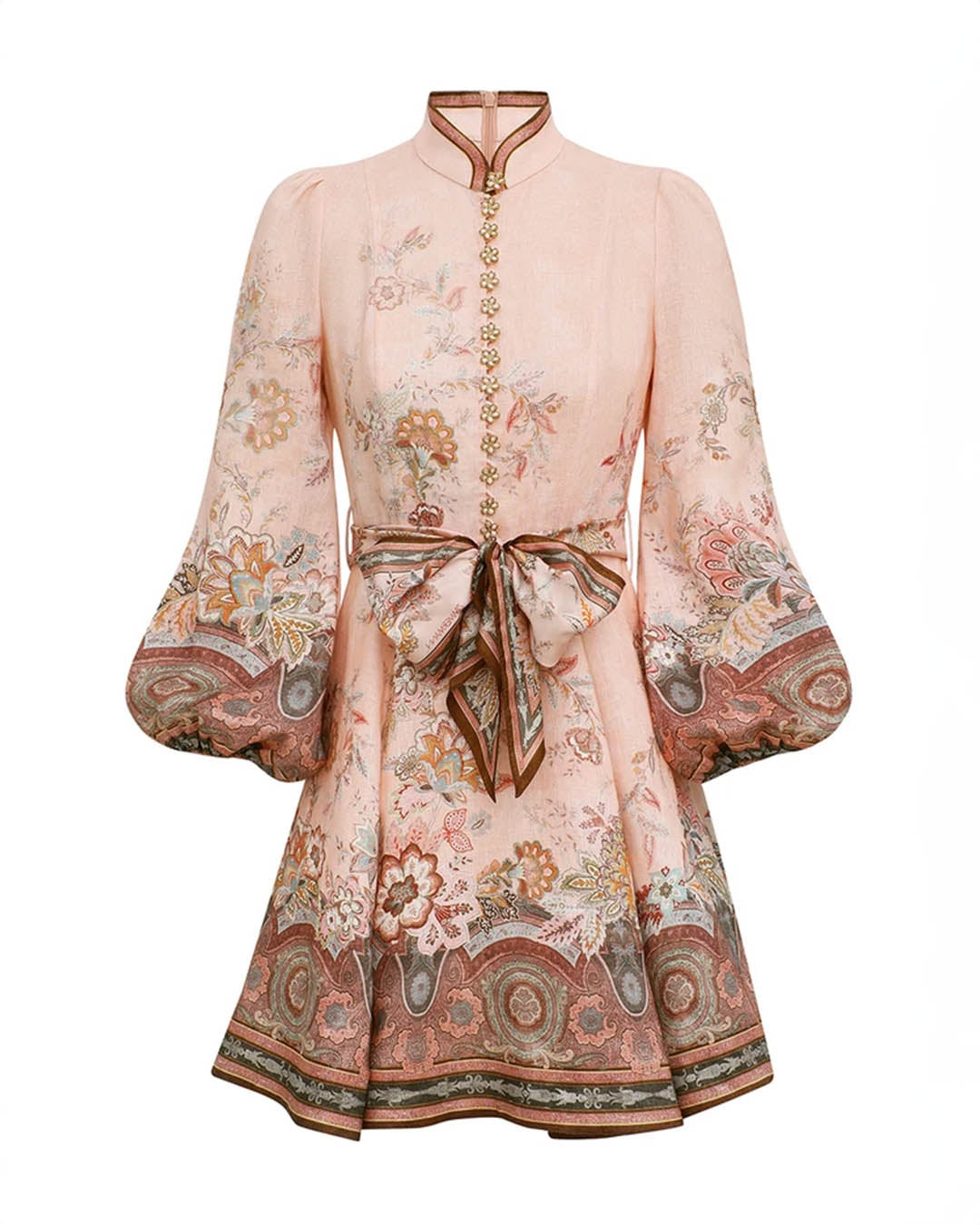 Zimmermann Alchemy Button Mid Dress