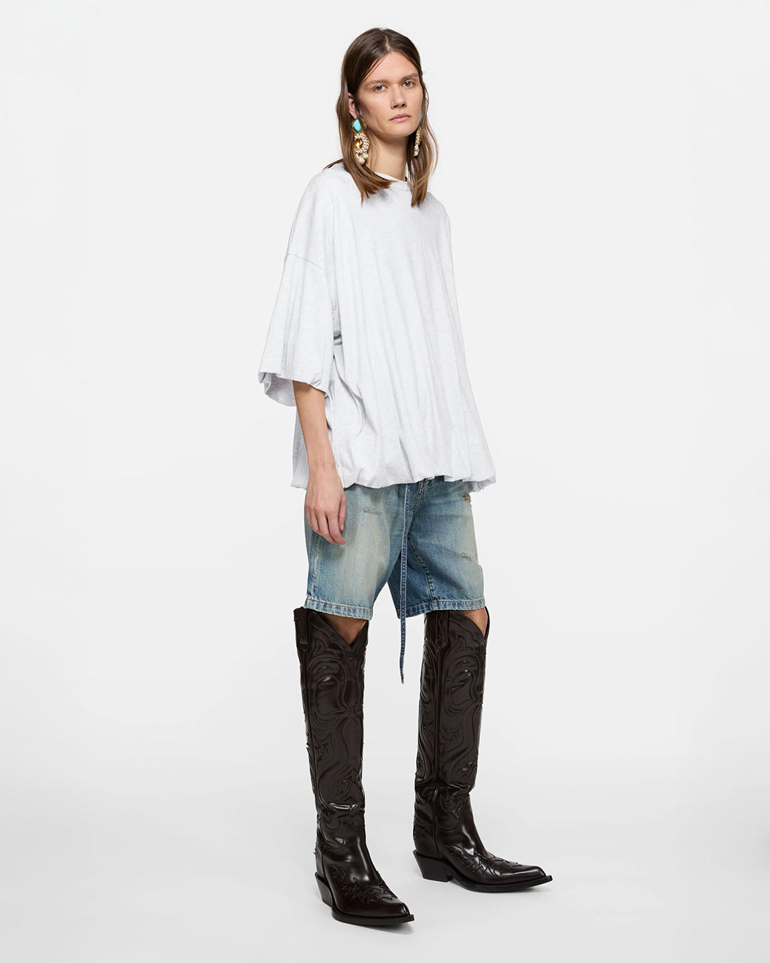 Acne Studios Gathered Logo T-Shirt