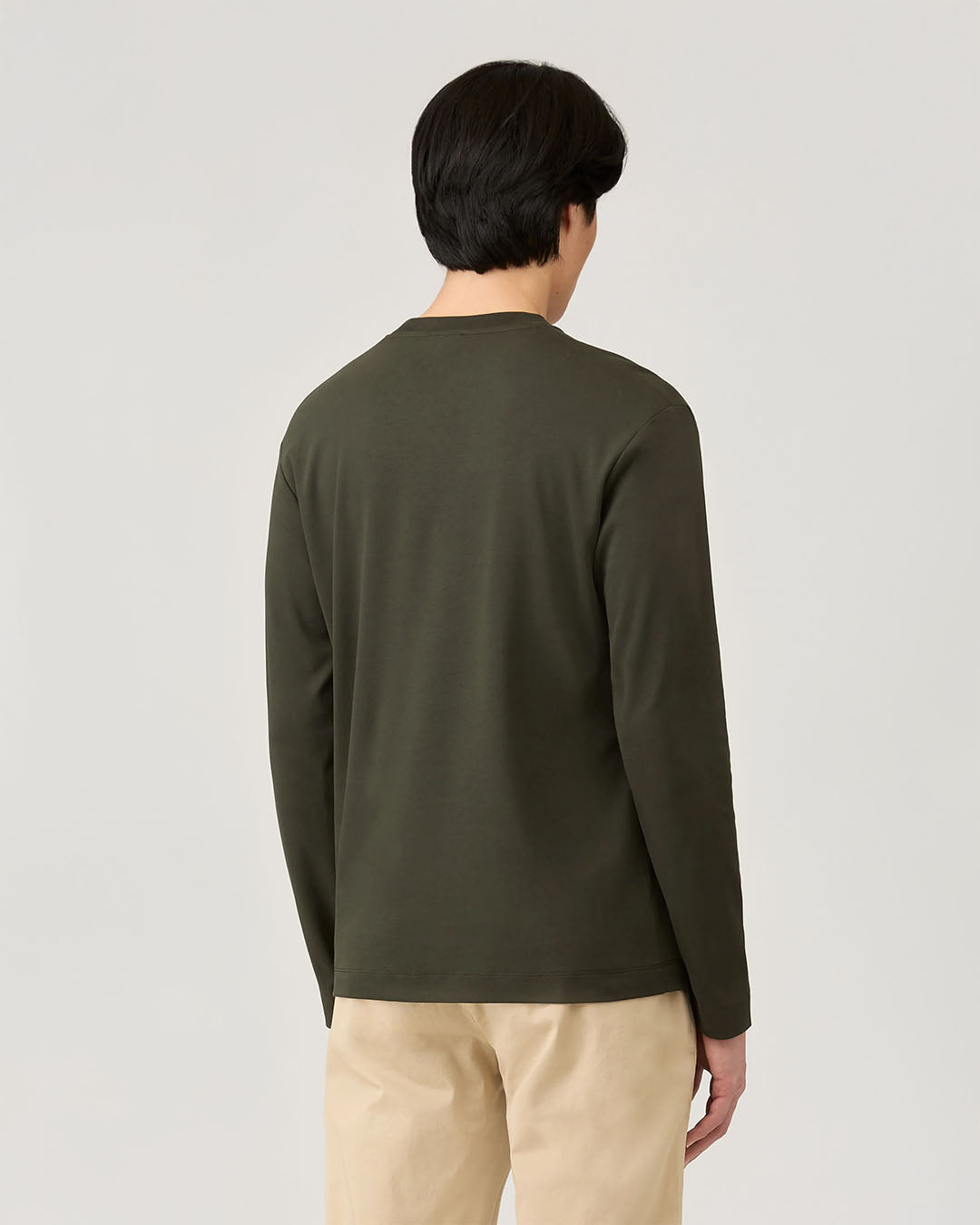 Sunspel Long Sleeve Heavyweight T‑shirt