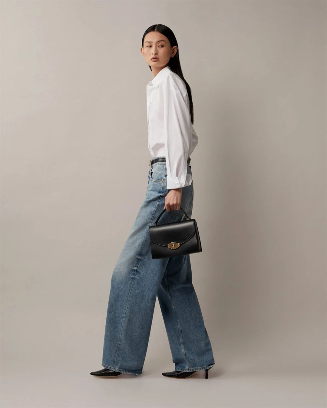 Mulberry Lana Top Handle High Gloss Leather