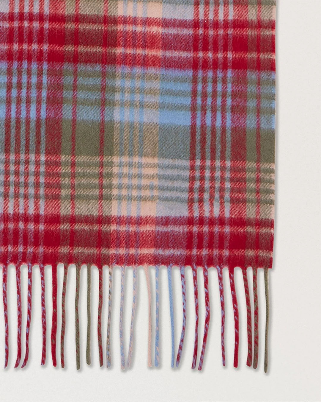 Mulberry Mulberry Heritage Check Scarf