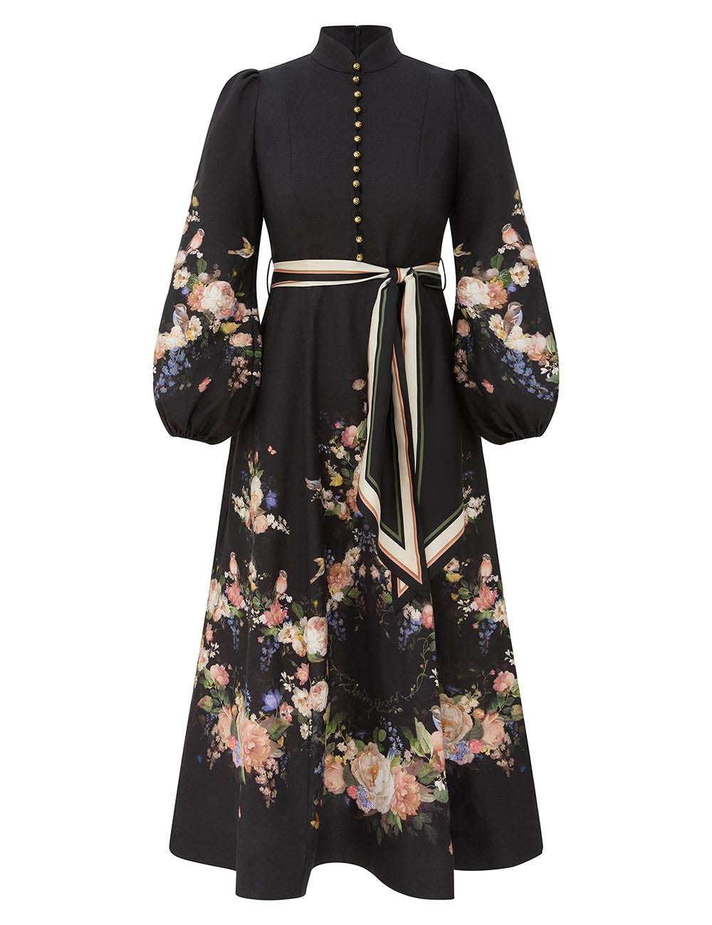 Zimmermann Valiant Button Midi Dress