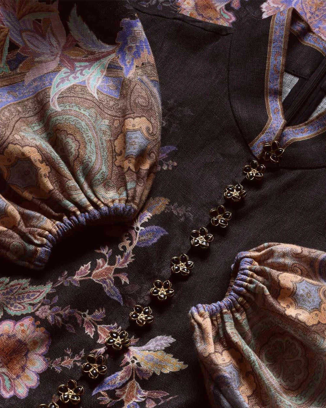 Zimmermann Luna Button Midi Dress