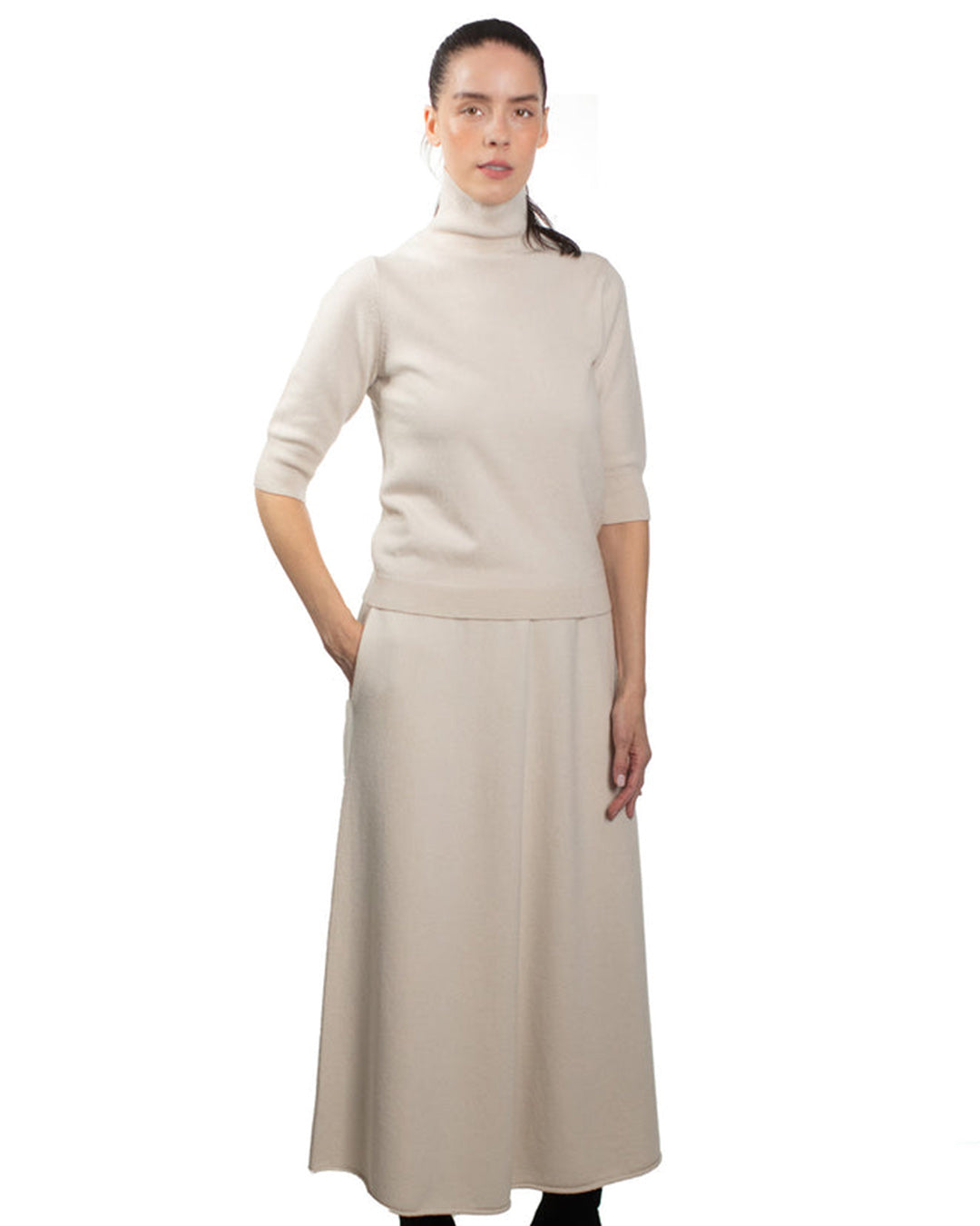 Mawei Slim Short Sleeve Turtleneck