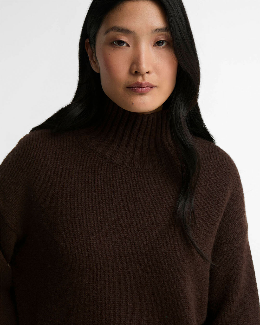 Barbour Woodhouse Cashmere-Blend Funnel Neck Jumper