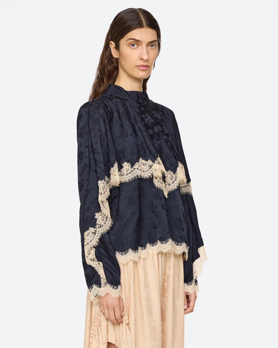 Sea New York Shay Lace L/SLV Top