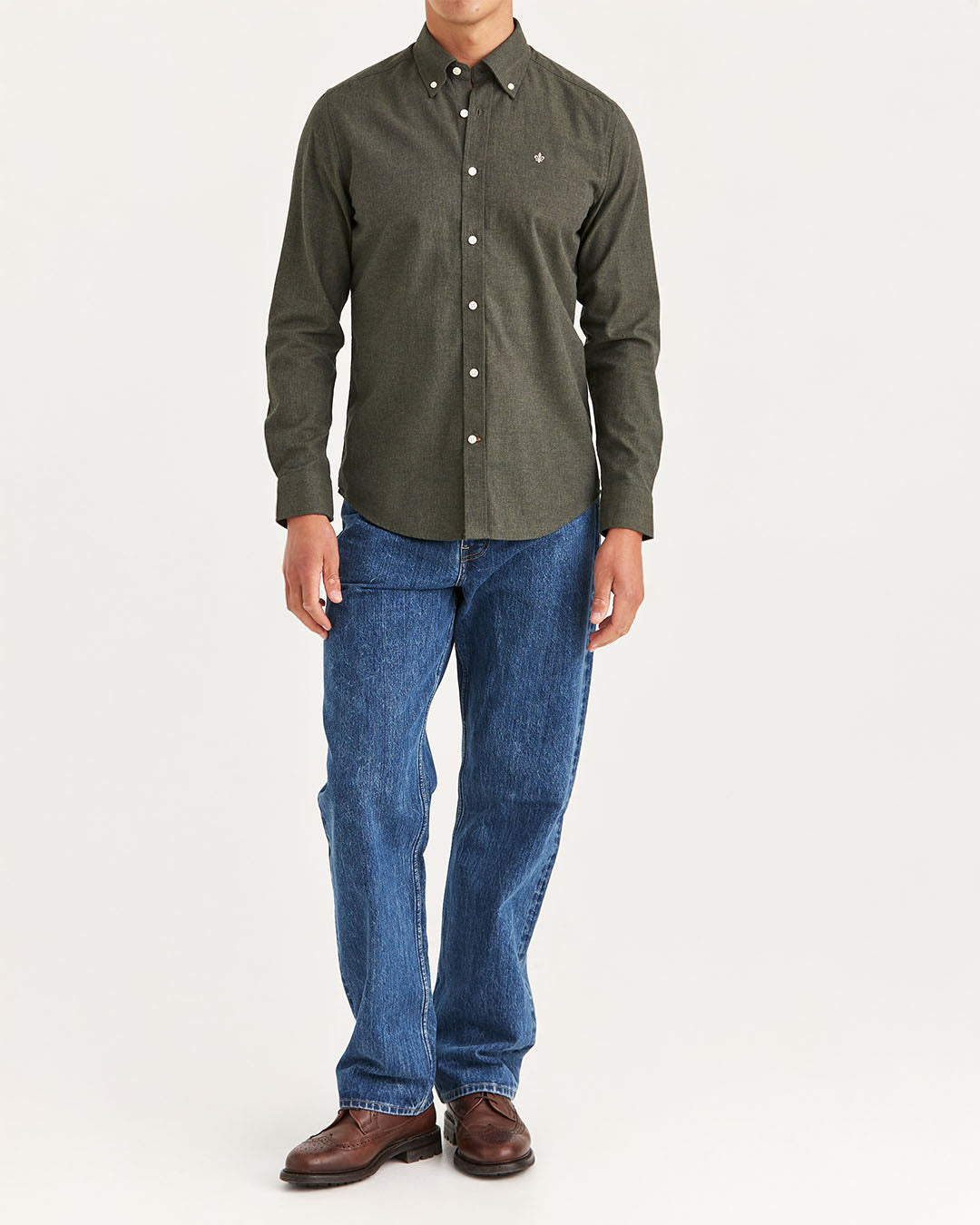 Morris Watts Flannel Shirt - Slim Fit