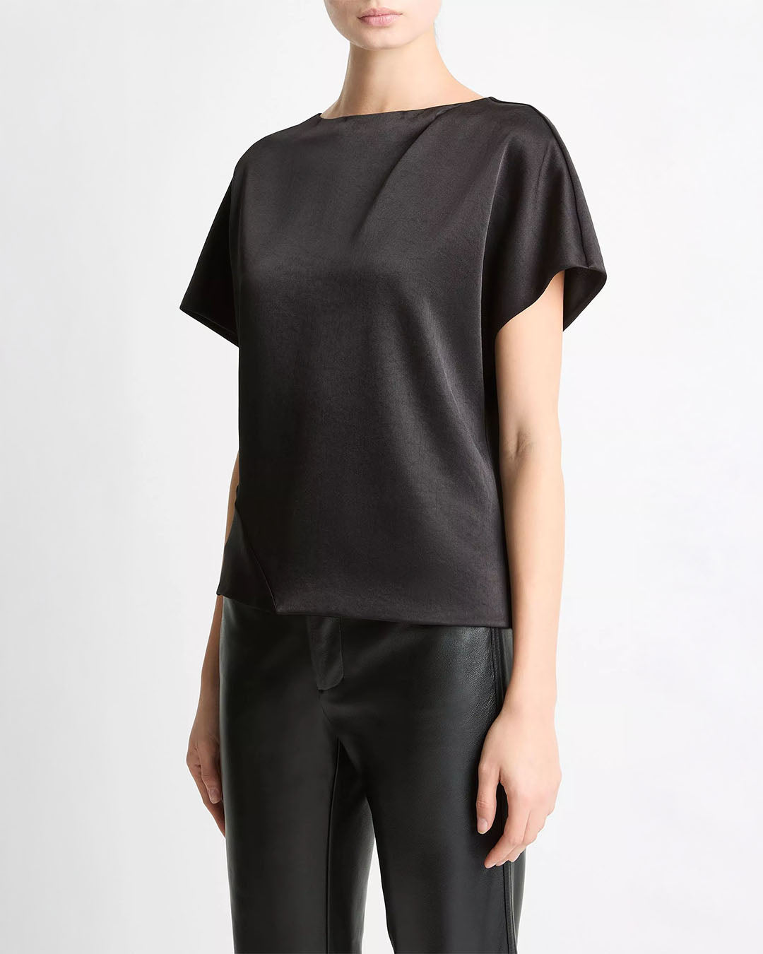 Vince Draped Dolman SLV Blouse