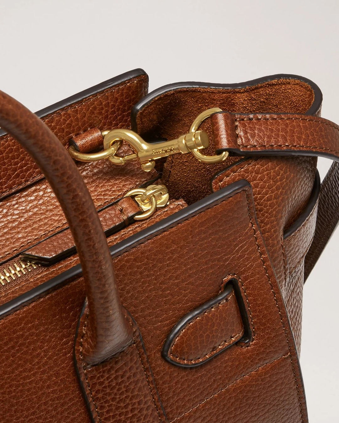 Mulberry Small Zipped Bayswater Two Tone