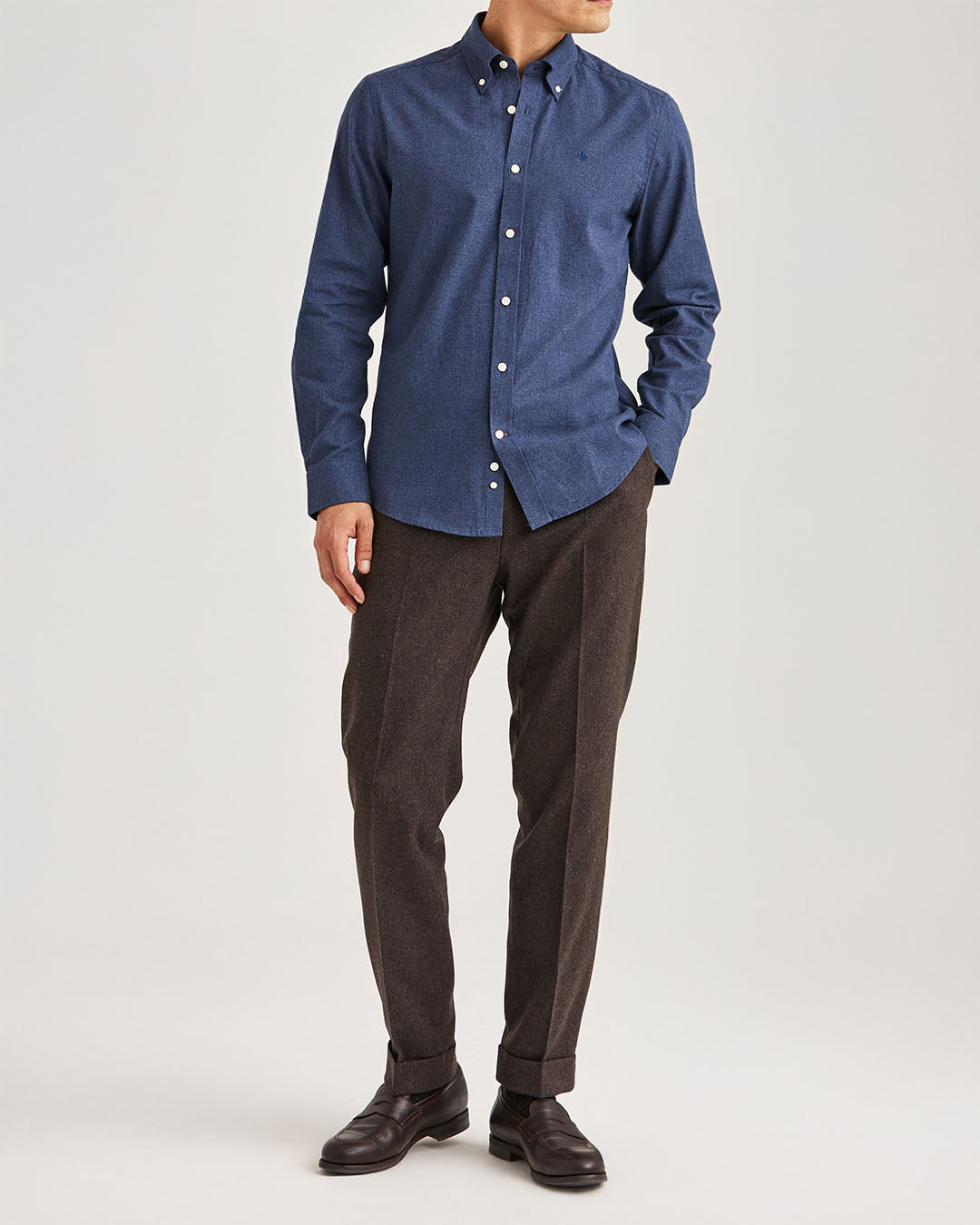 Morris Watts Flannel Shirt - Slim Fit