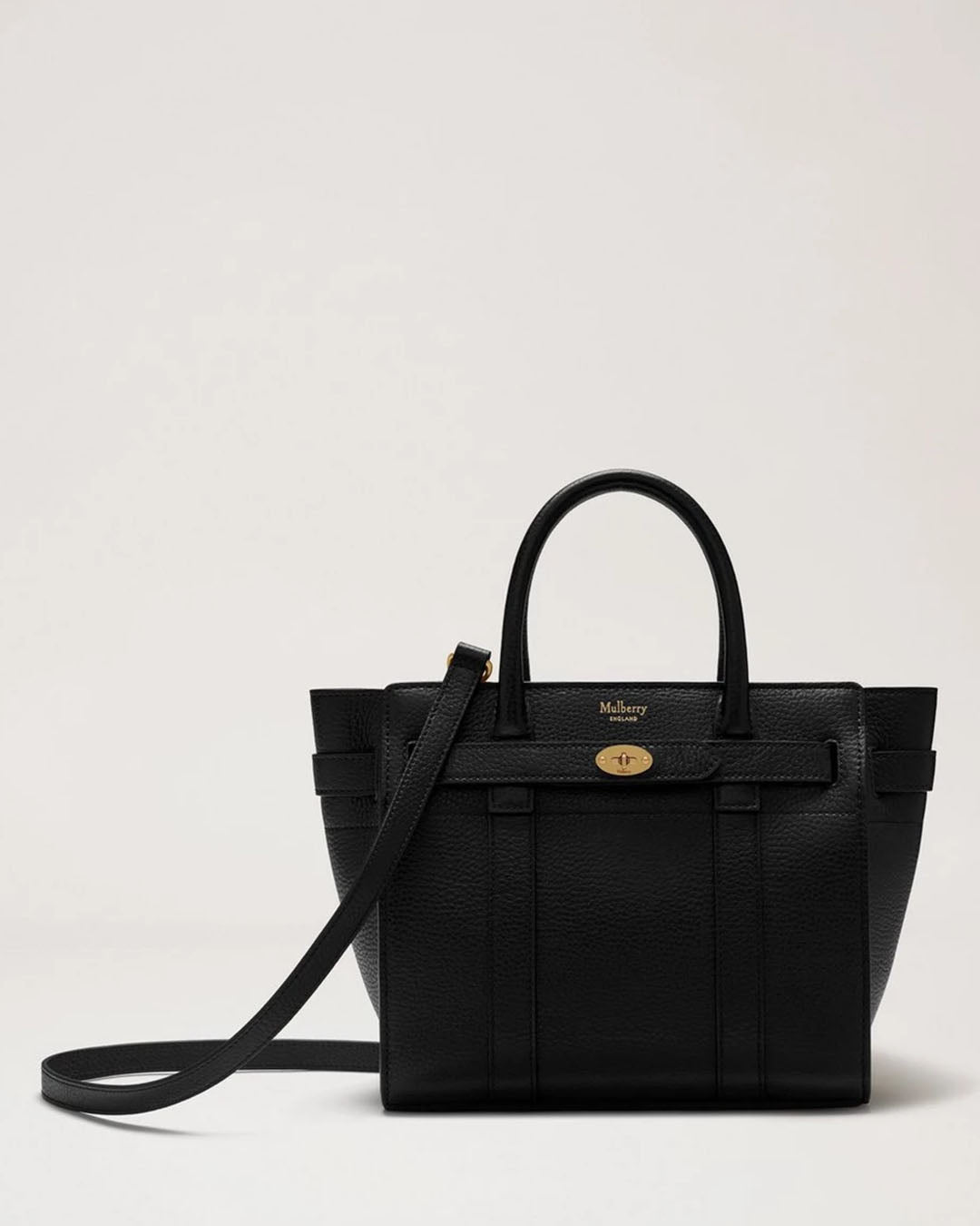Mulberry Mini Zipped Bayswater Classic Grain