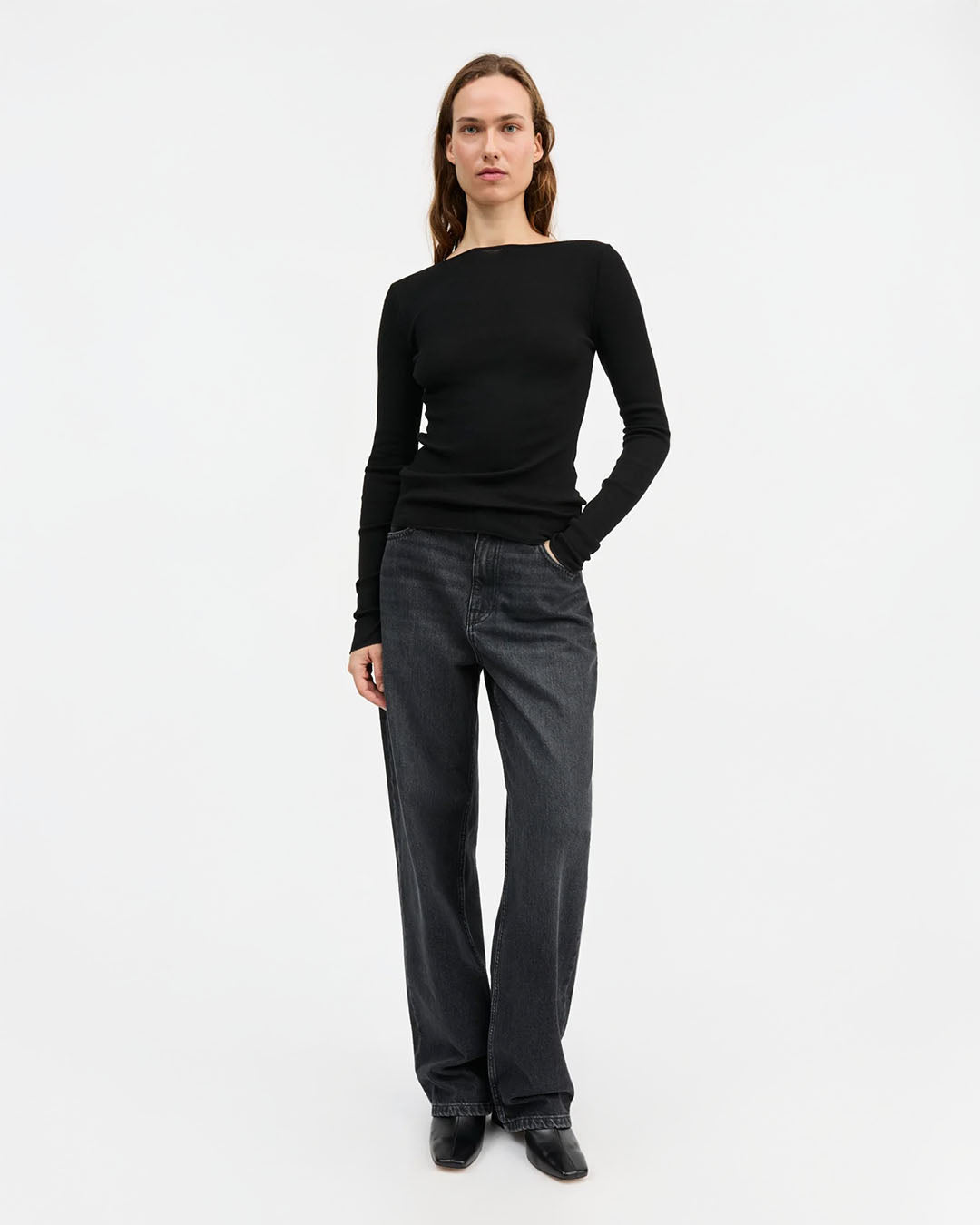 Skall Studio Amy Wide Neck Blouse