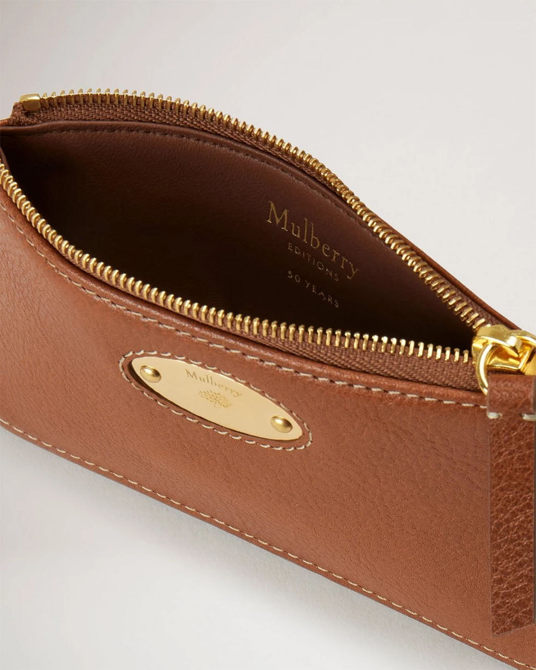 Mulberry Mulberry Plaque Small Zip Coin Pouch