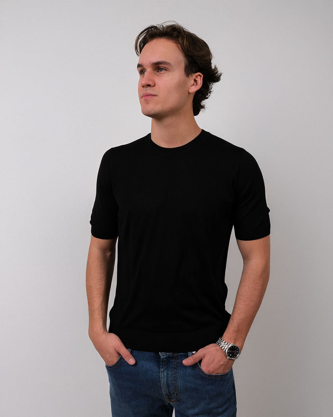 Gran Sasso Crew Neck Short Sleeve