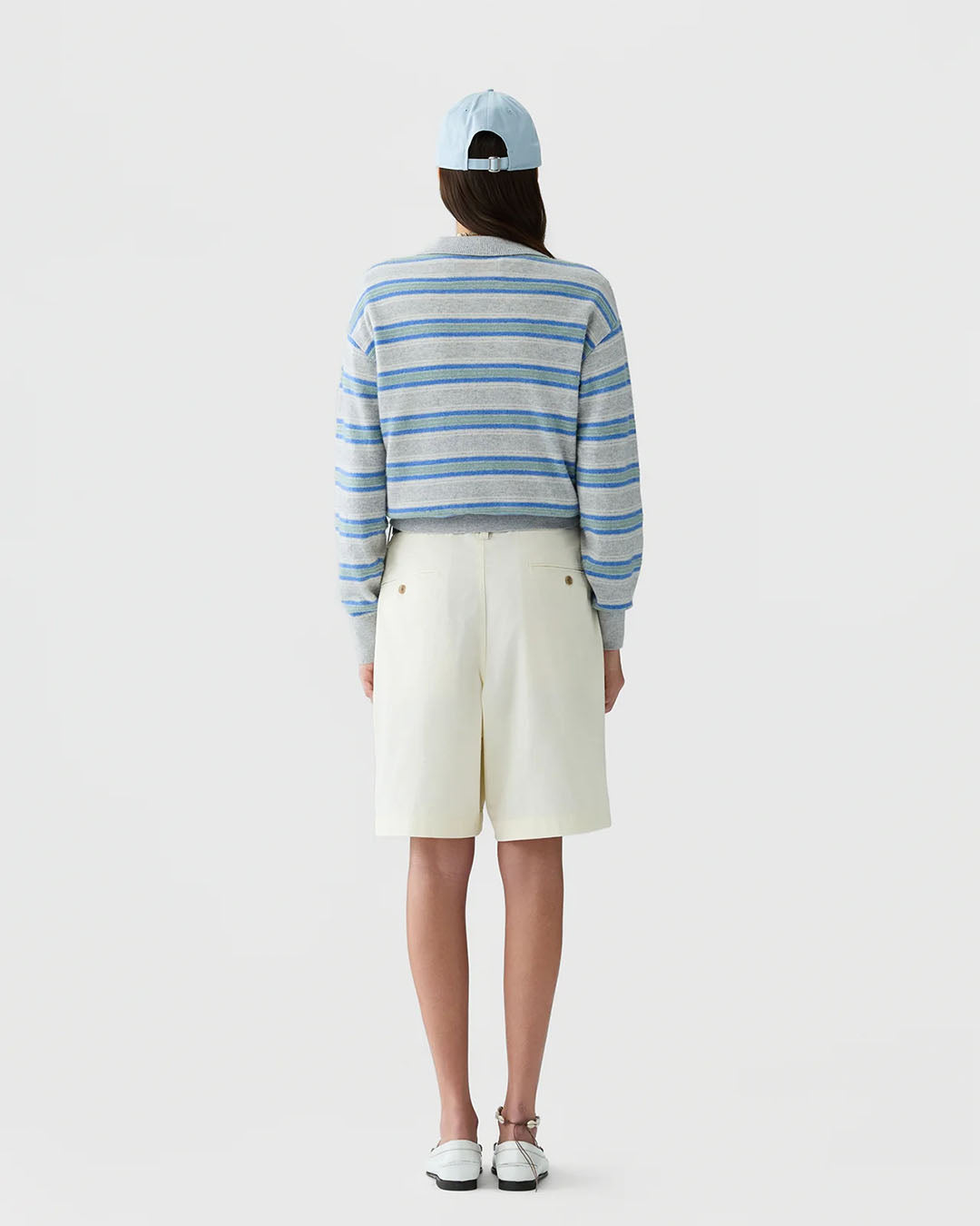 Guest In Residence Collegiate Stripe Polo