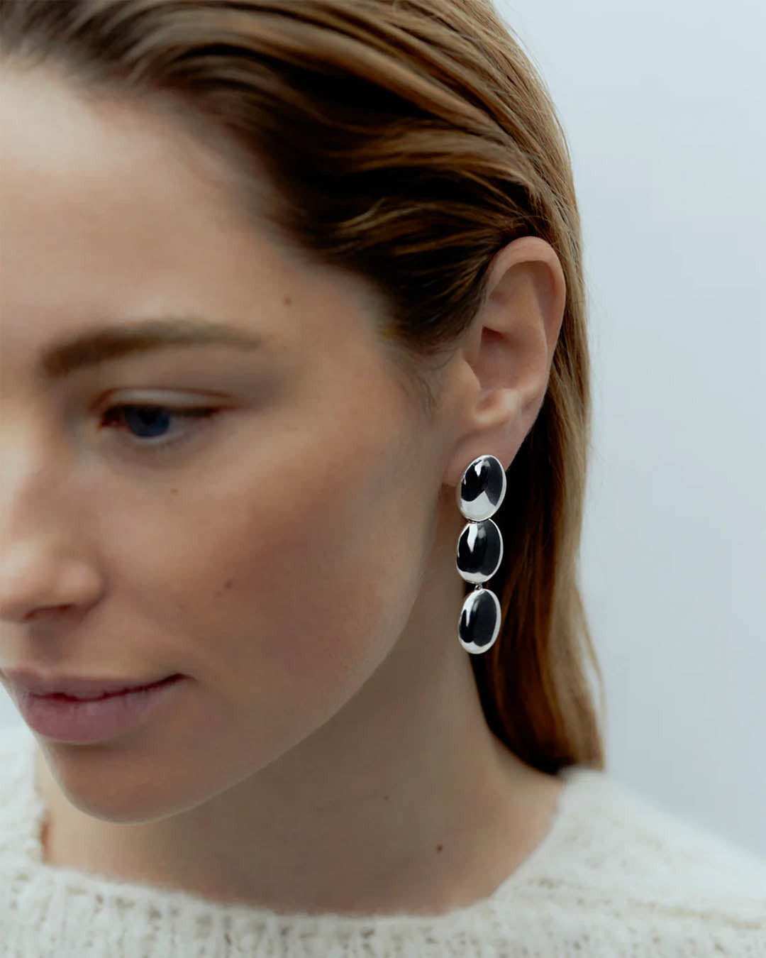 Ragbag Dualism Oval Earrings