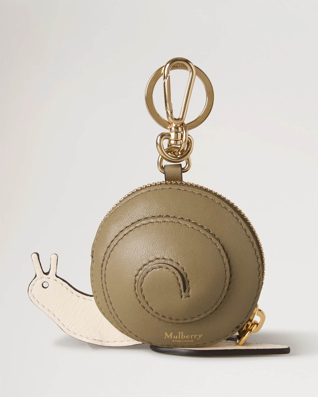 Mulberry Snail Zipped Case Keyring