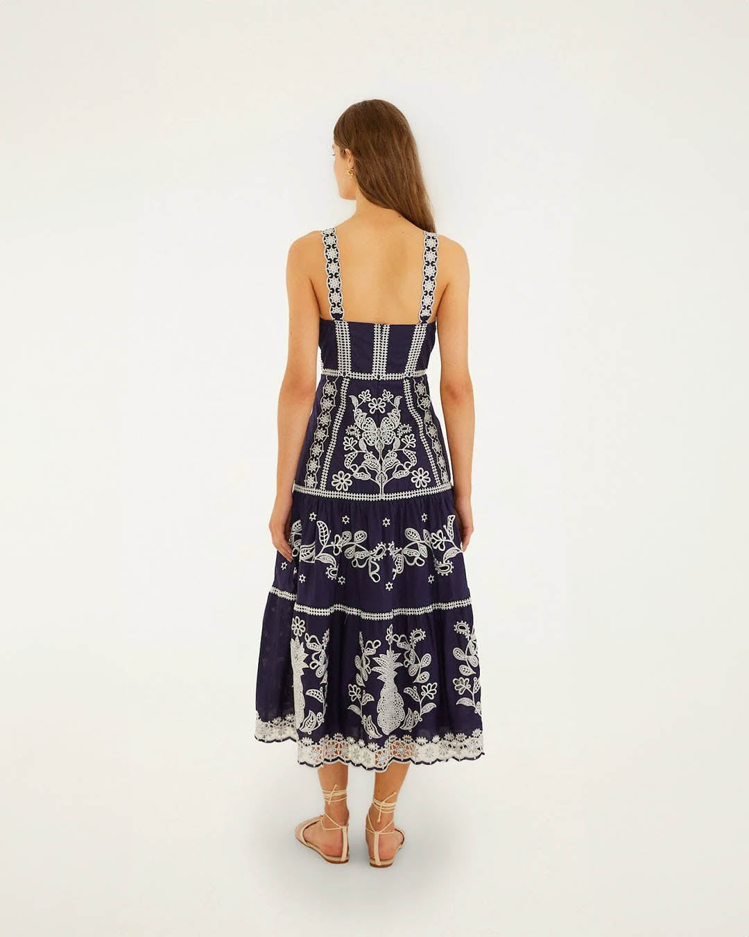 Farm Rio Richillieu Mid Dress