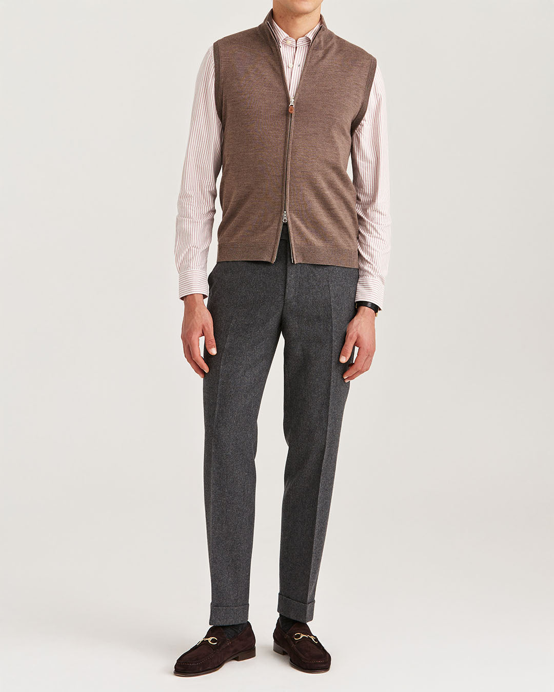 Morris Merino Zip Vest