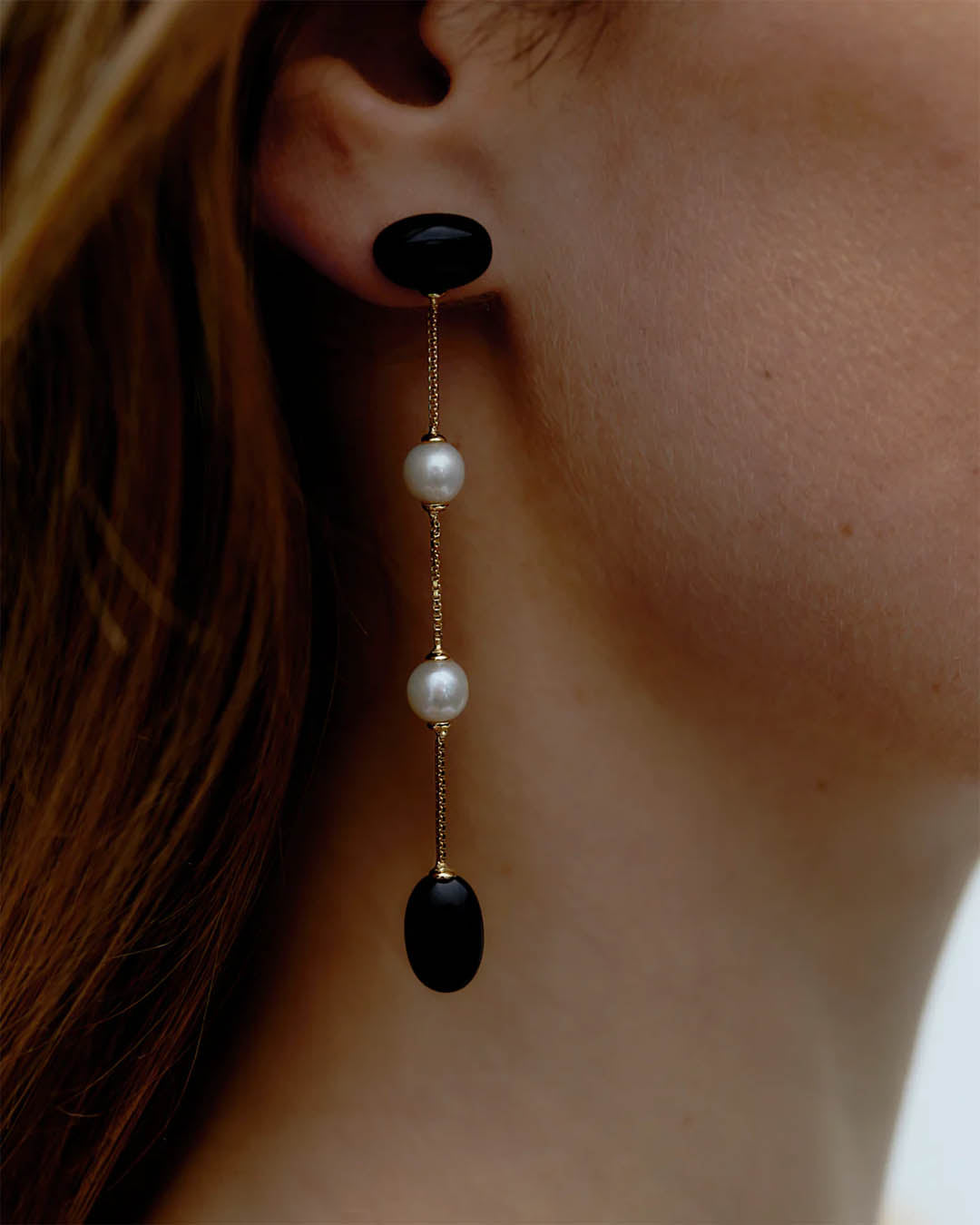 Ragbag Dualism Long Earrings