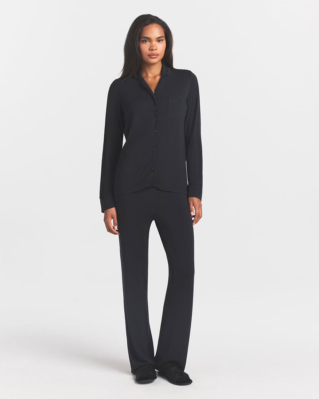 SKIMS Long Sleeve Button Up Set