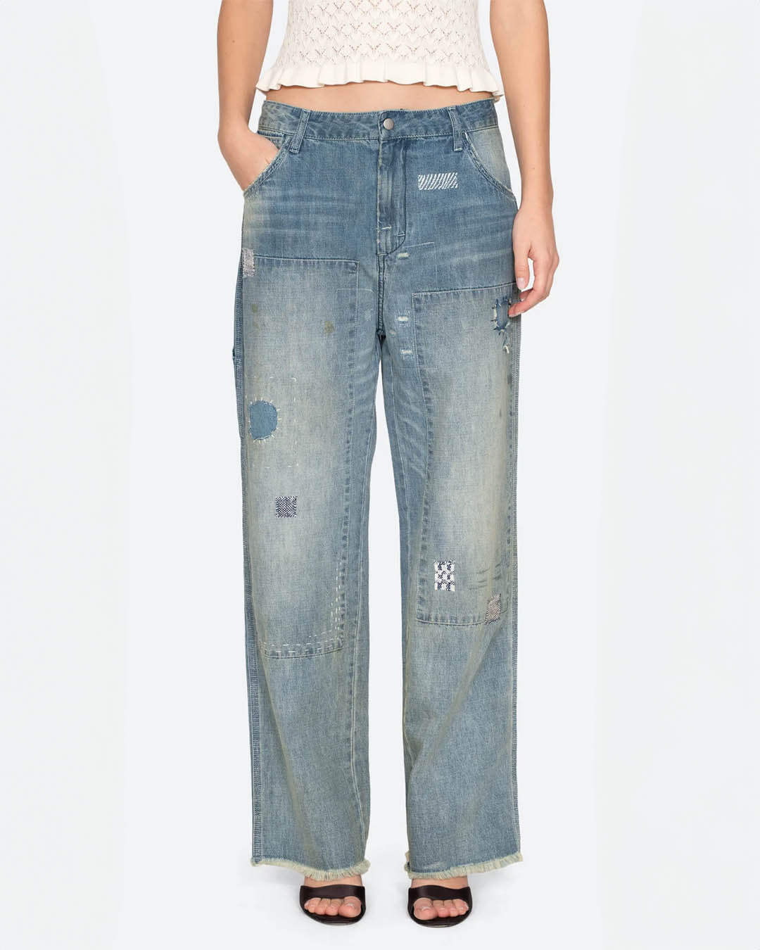 Sea New York Clara Mended Jeans