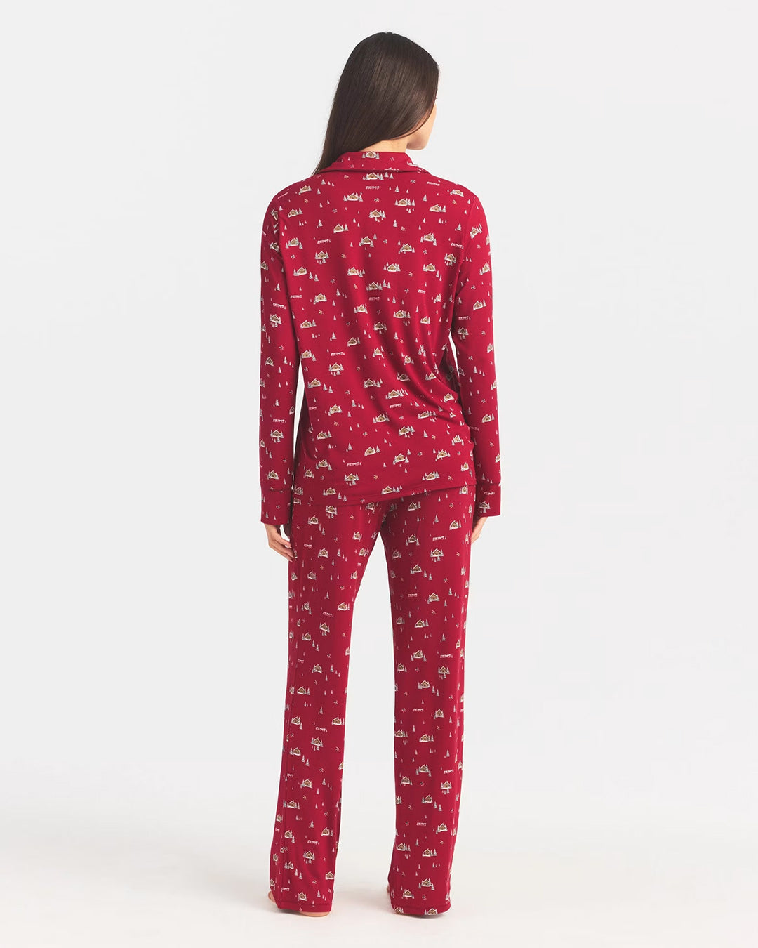 SKIMS Long Sleep Button Up Set