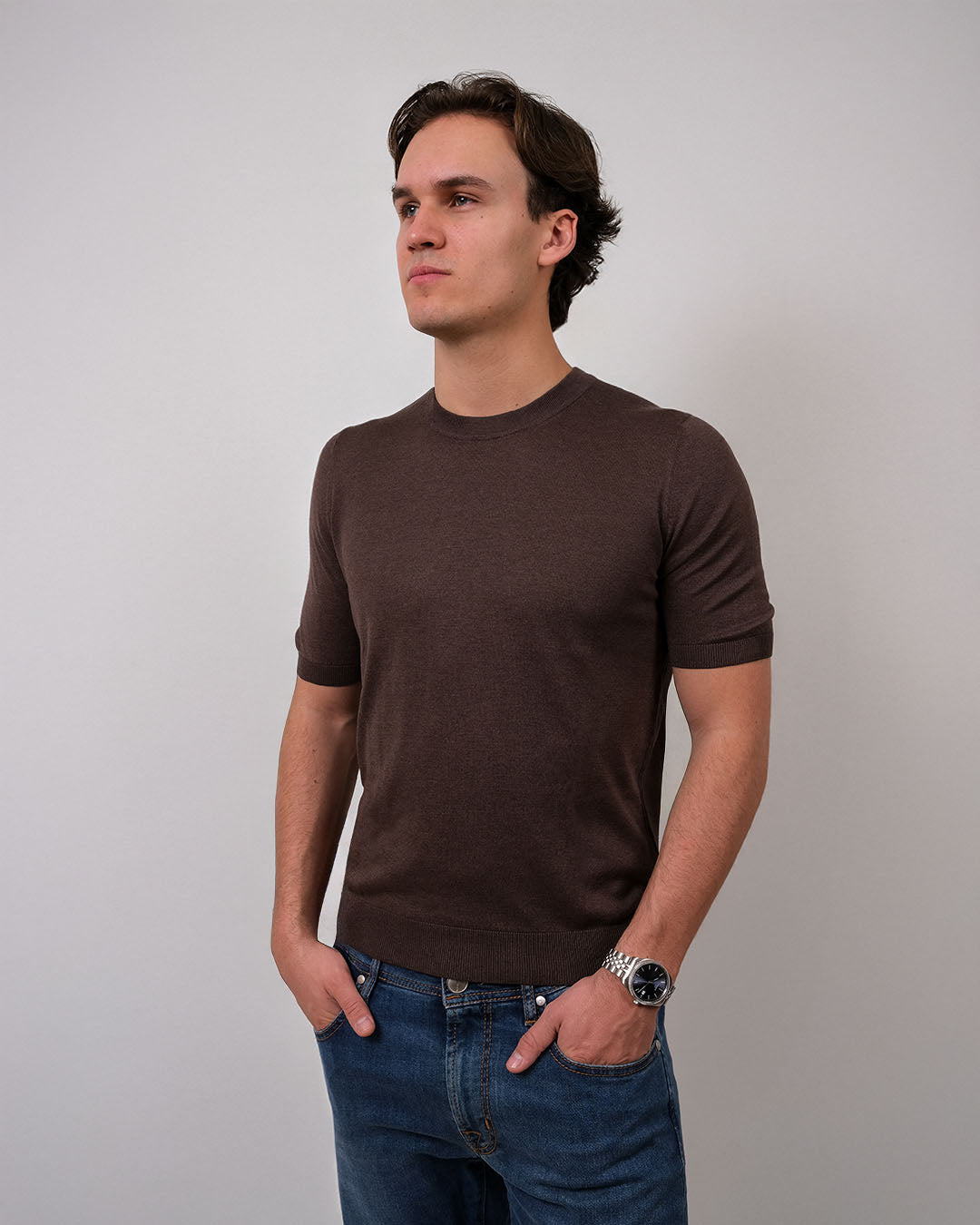 Gran Sasso Crew Neck Short Sleeve