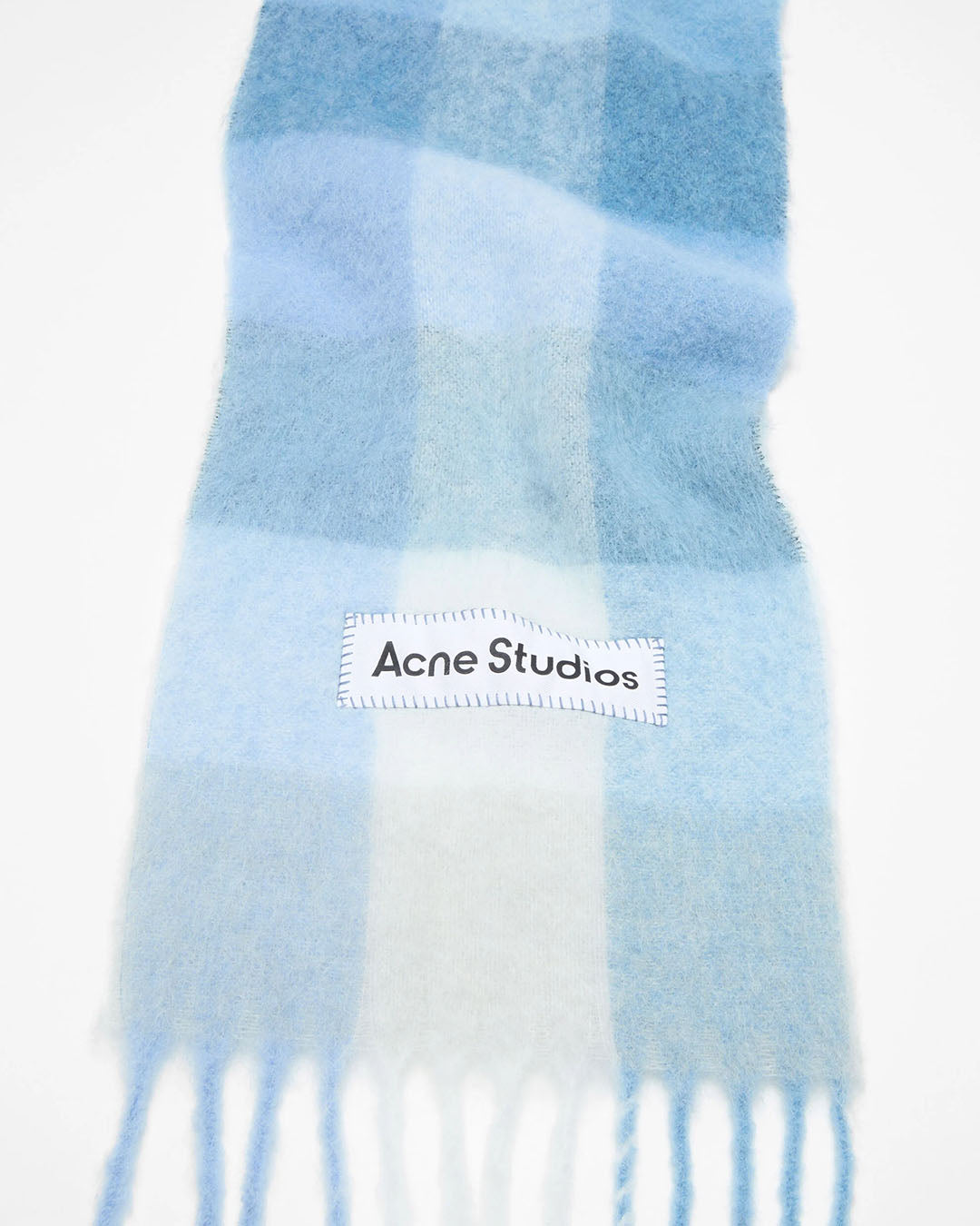 Acne Studios Mohair Checked Scarf