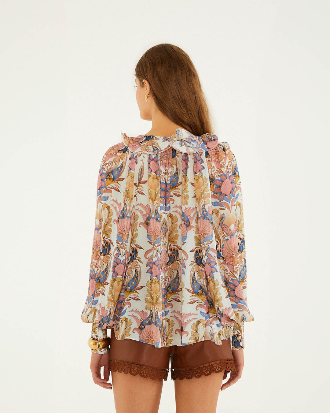 Farm Rio Sea Garden Blouse