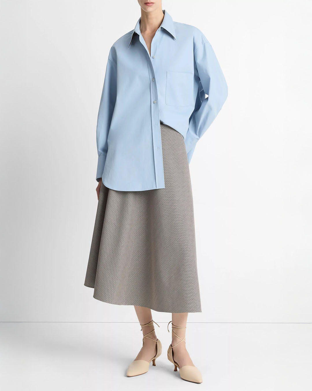 Vince Italian Cotton Oversized Shirt