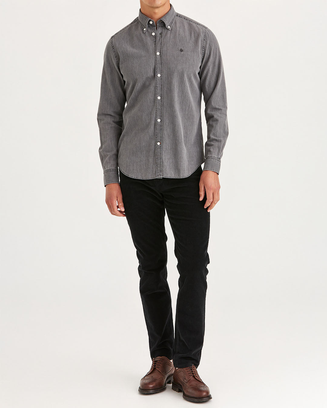 Morris Light Denim Shirt - Slim Fit