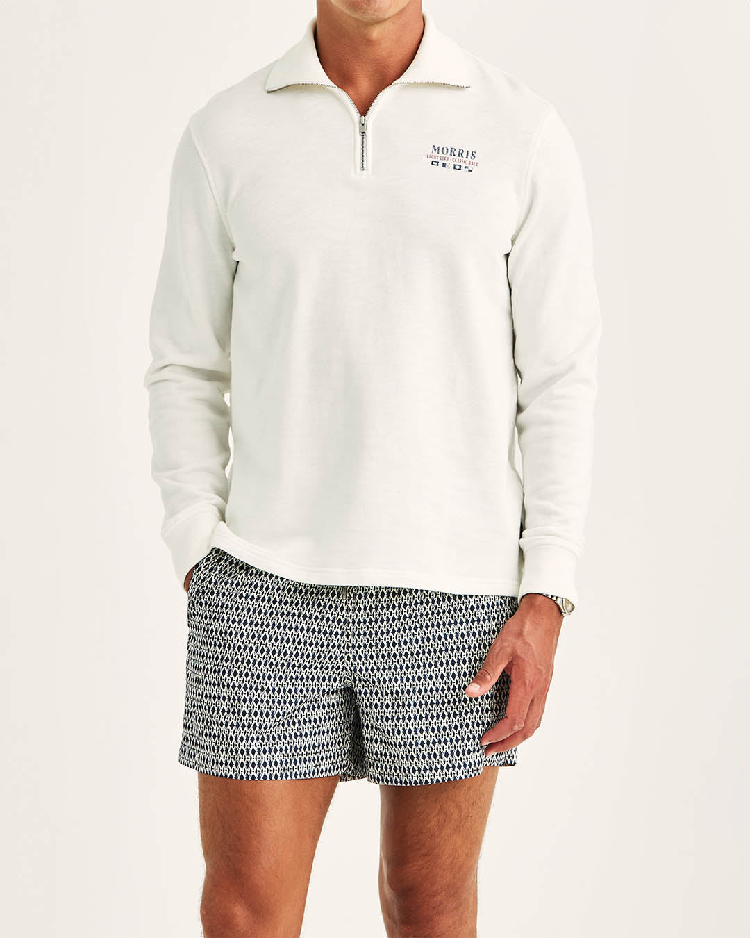 Morris Northcott Slub Half Zip