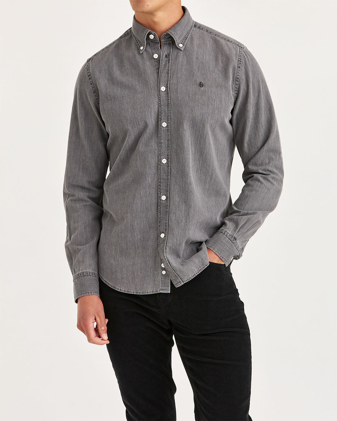 Morris Light Denim Shirt - Slim Fit