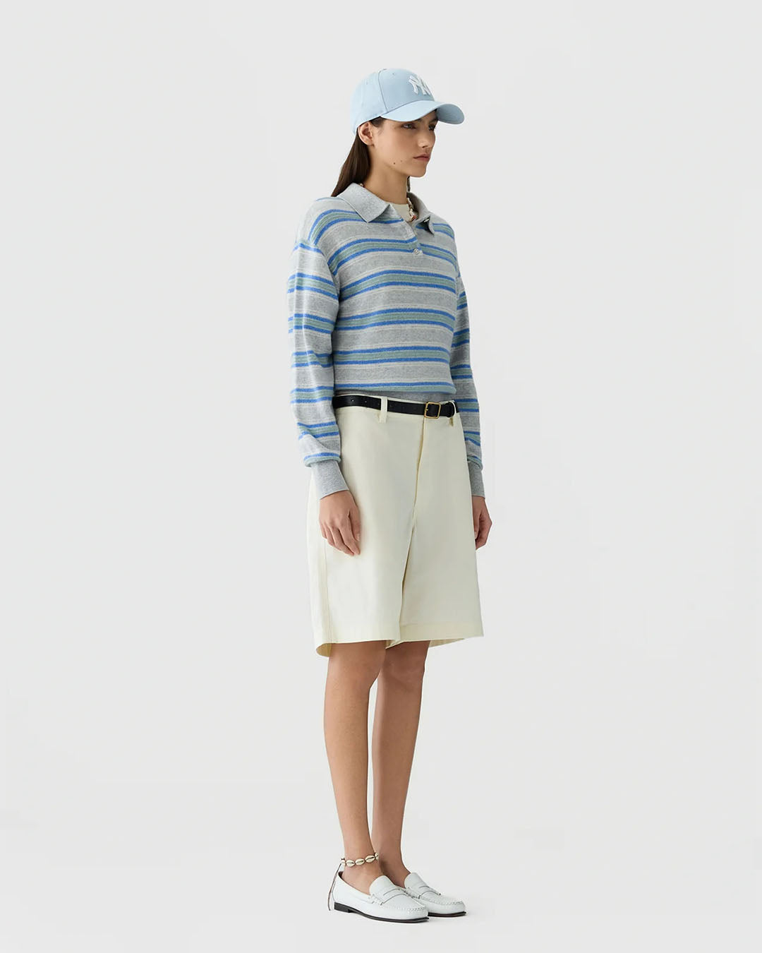 Guest In Residence Collegiate Stripe Polo