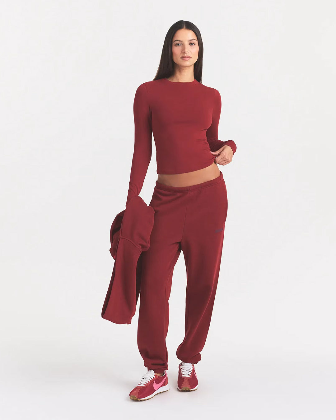 SKIMS Cotton Jersey Long Sleeve T-Shirt